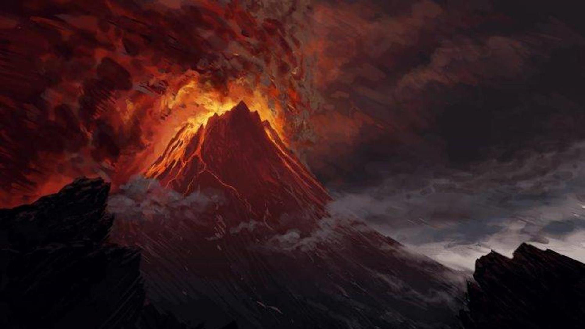 Il vulcano Monte Hotenow